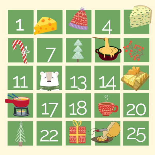 Calendrier de l'Avent des Fromages